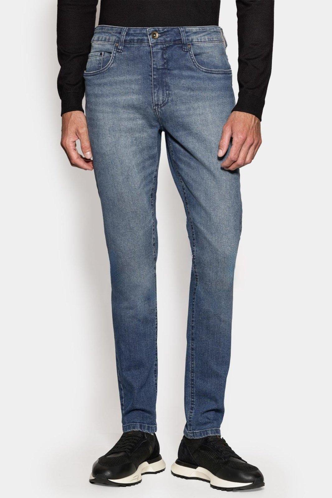 Calça Aramis Jeans Ski Destroyed Azul Claro