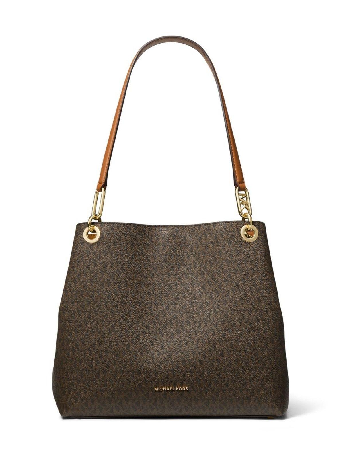 Bolsa tote kensington logo grande Bolsa tote kensington logo grande Brn/acorn