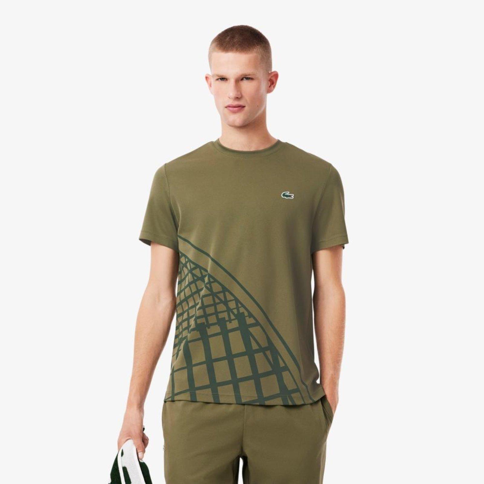 Camiseta de Tênis Estampada Ultra-Dry Verde