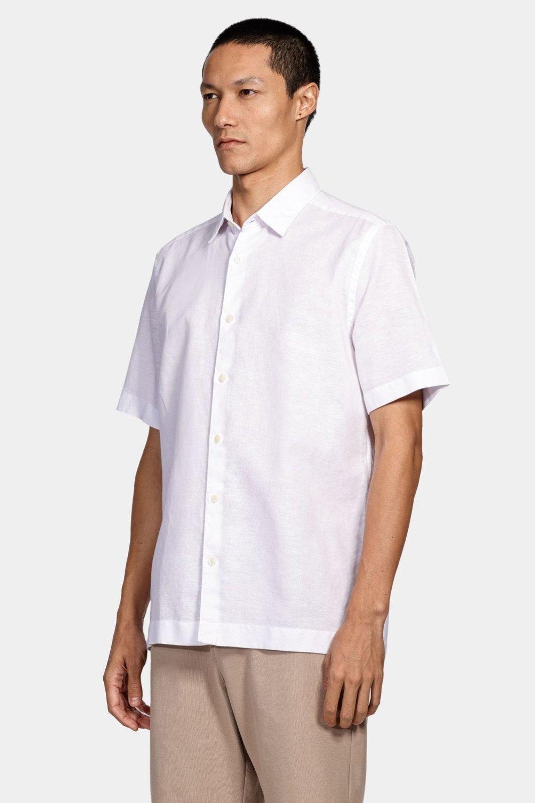 Camisa Aramis Manga Curta Move Regular Ampla Linho Algodão