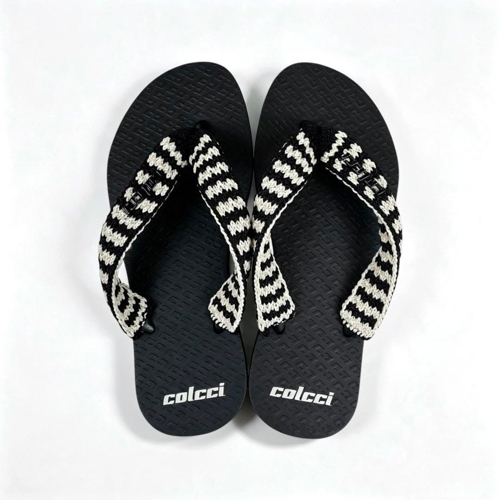 Sandália Fem Croche Colcci Preto