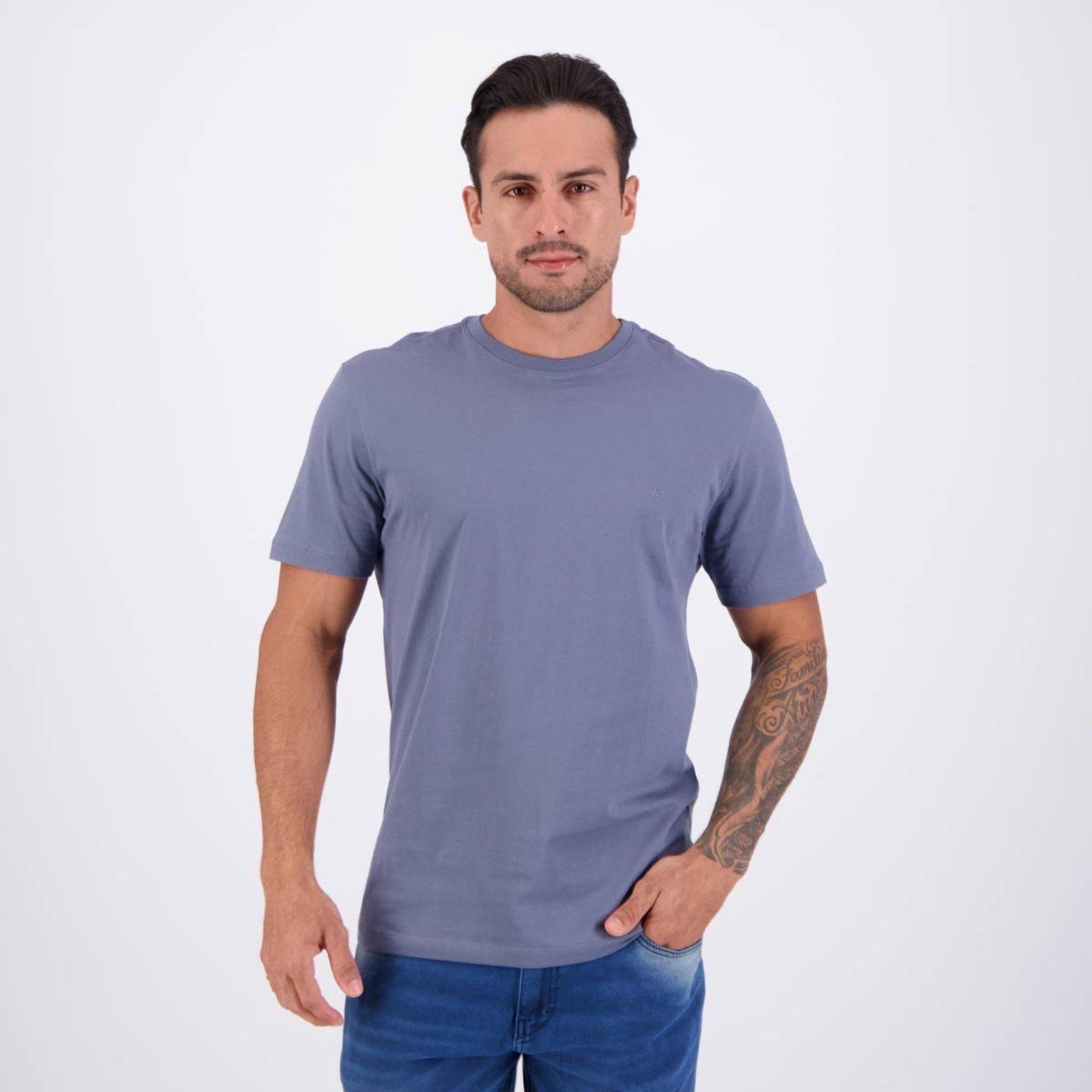 Camiseta Aramis Basica Atlantico Cinza