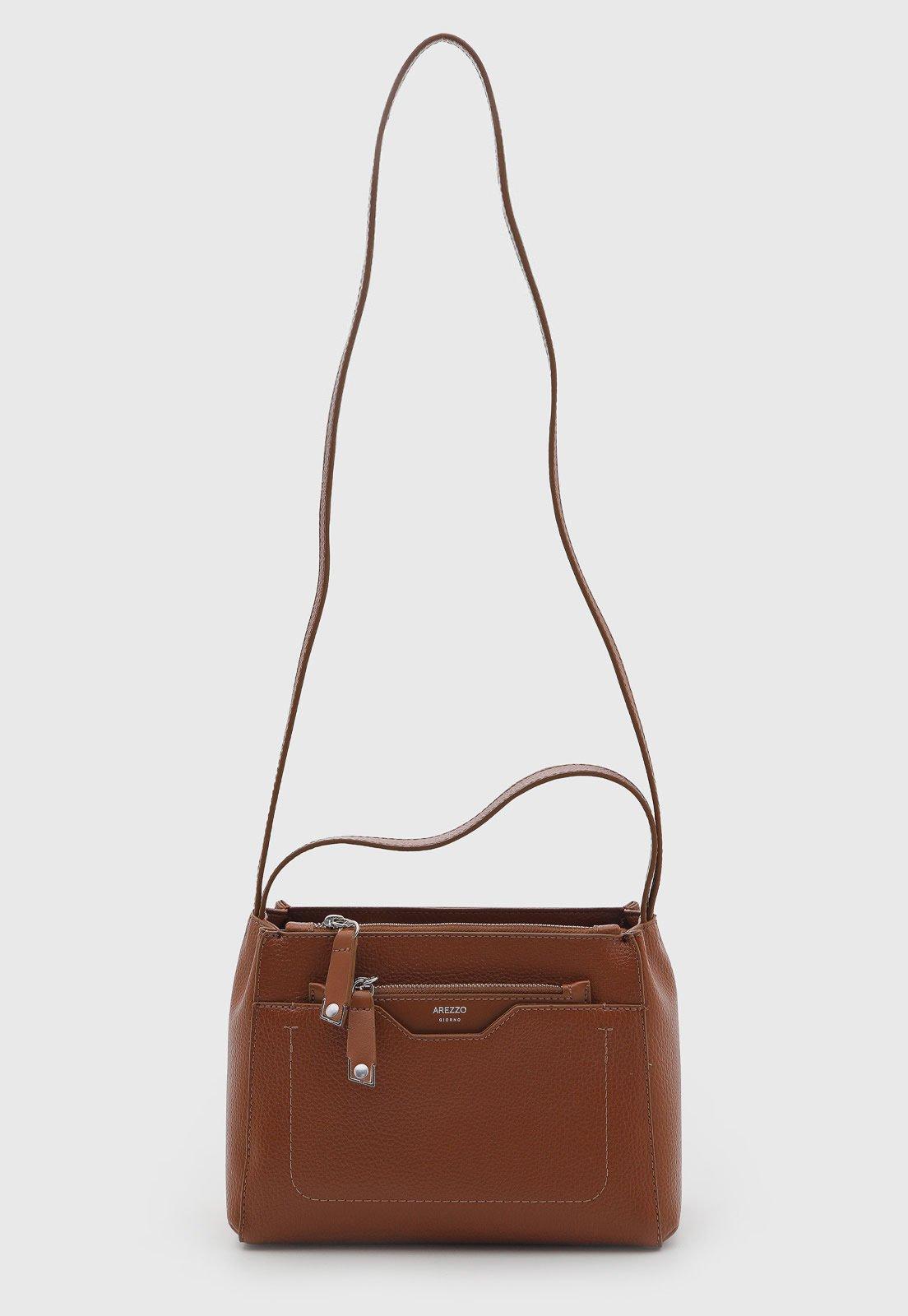 Bolsa Feminina Arezzo Estruturada Marrom