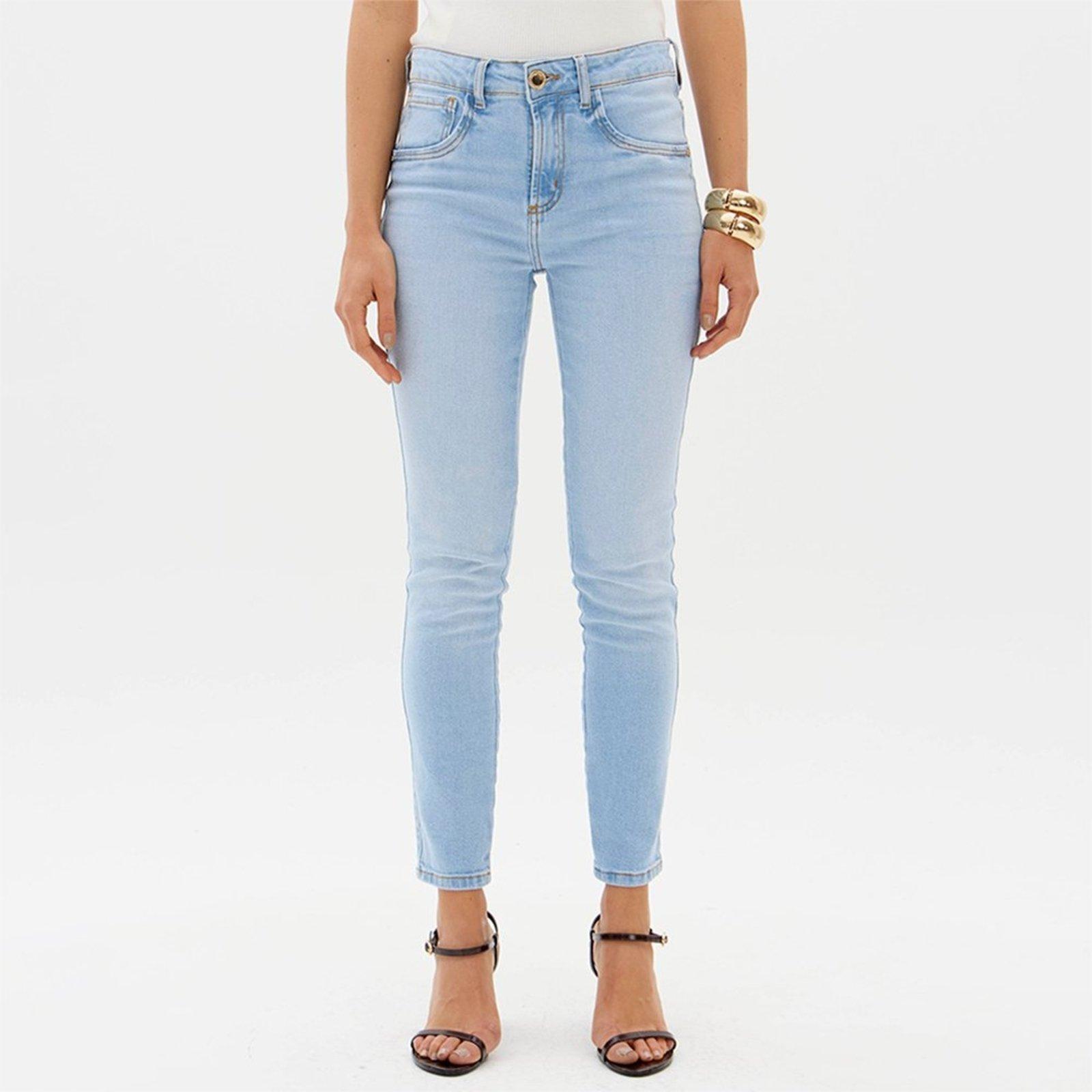 Calça Jeans Lança Perfume Skinny Ak High Ou26 Azul Feminino