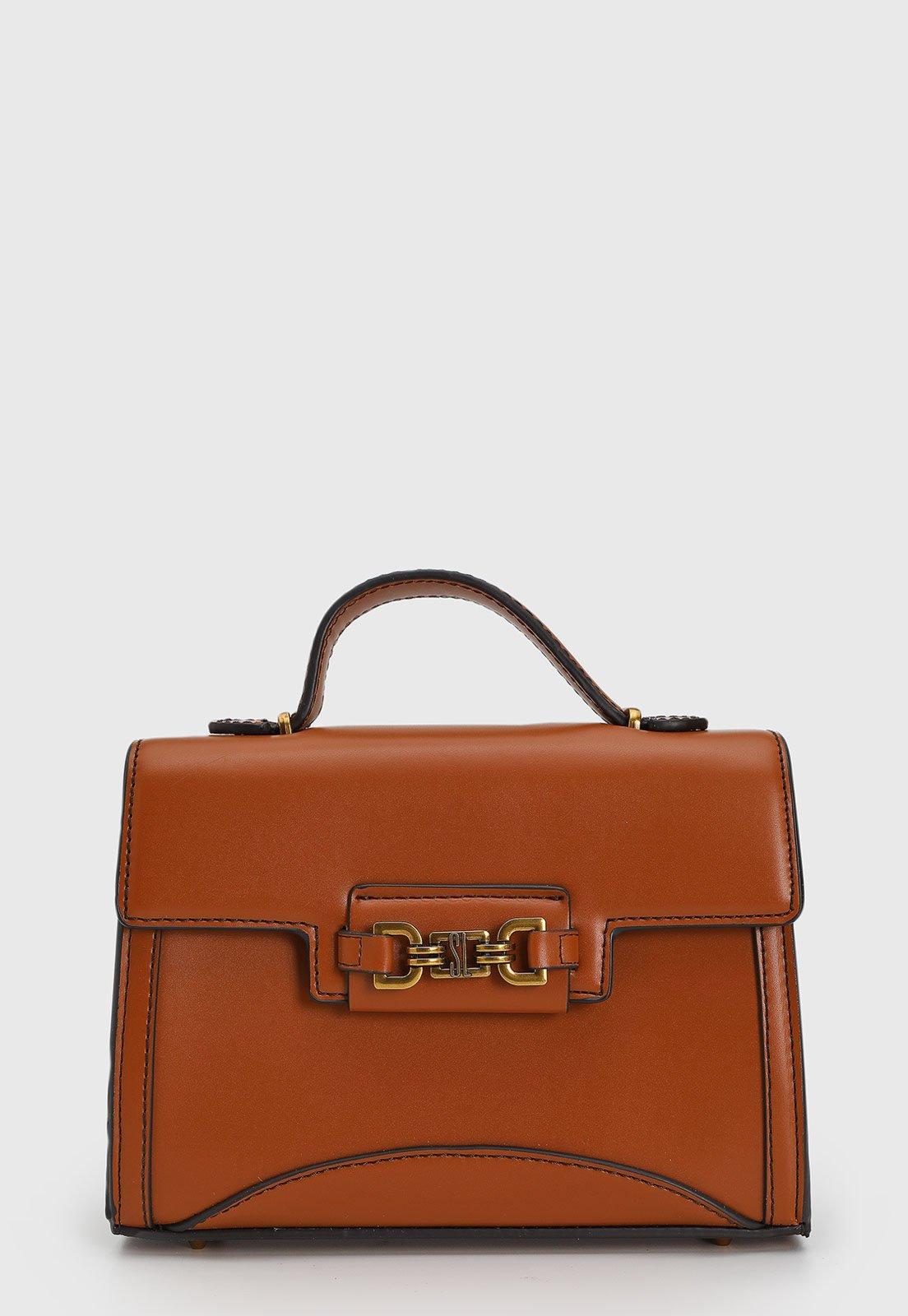 Bolsa Média Feminina Santa Lolla Corrente Caramelo