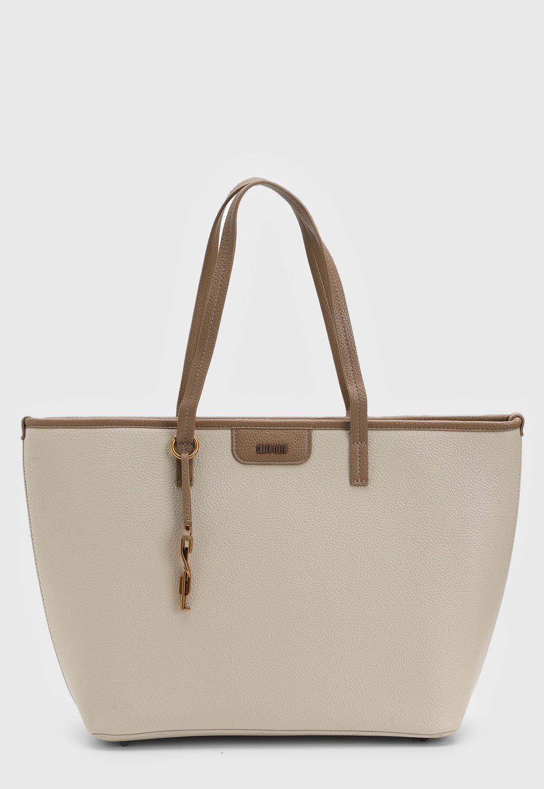 Bolsa Tiracolo Santa Lolla Tote Grande Off-White