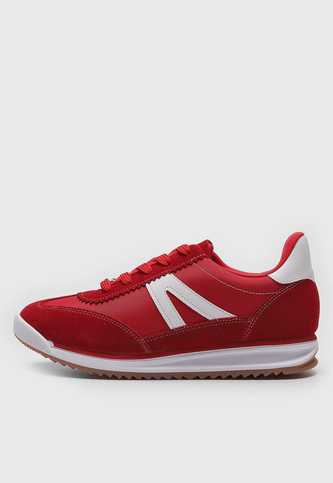Tênis Vizzano Recorte Nobuck Vermelho